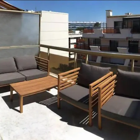 Tres Beau Studio Avec Terrasse, Situe A 100m Des Plages De Juans Les Pins 公寓 昂蒂布